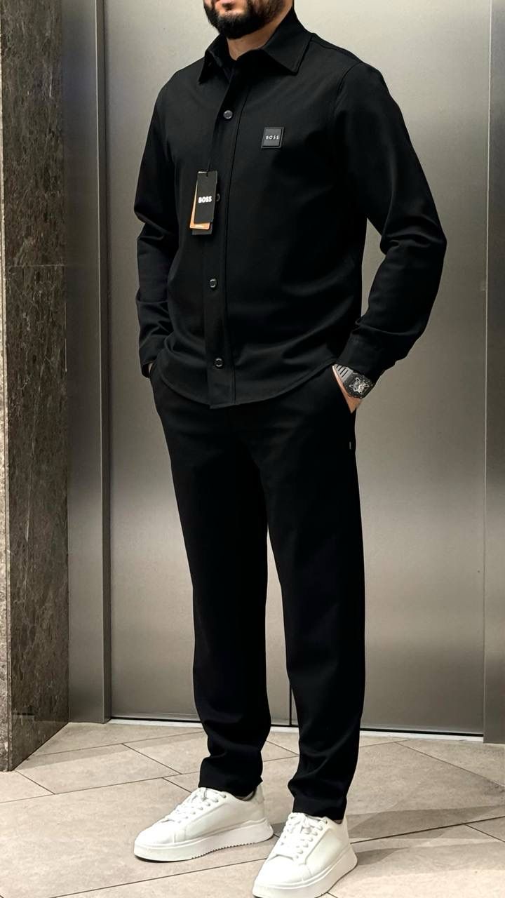 HUGO BOSS SIYAH MEVSİMLİK TAKIM