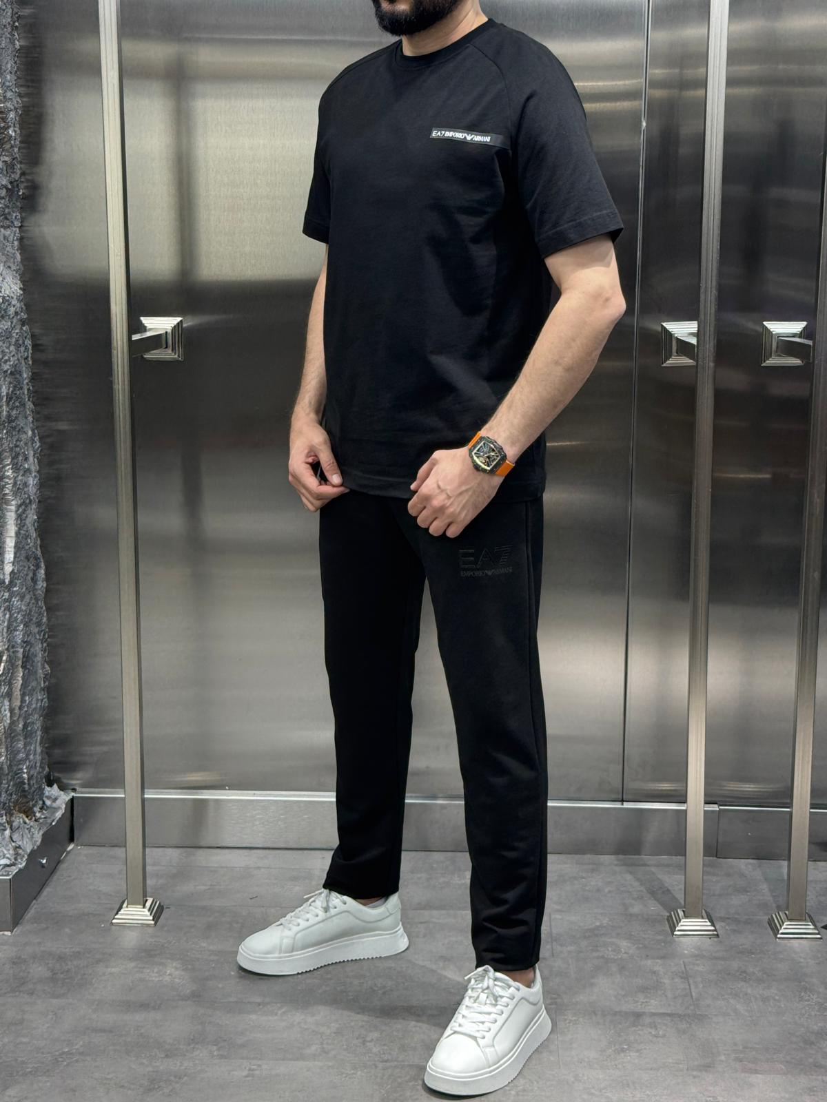 Armani EA7 Eşofman Takımı Siyah