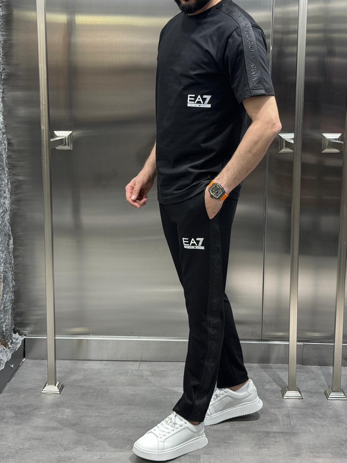 Armani EA7 Eşofman Takımı Siyah