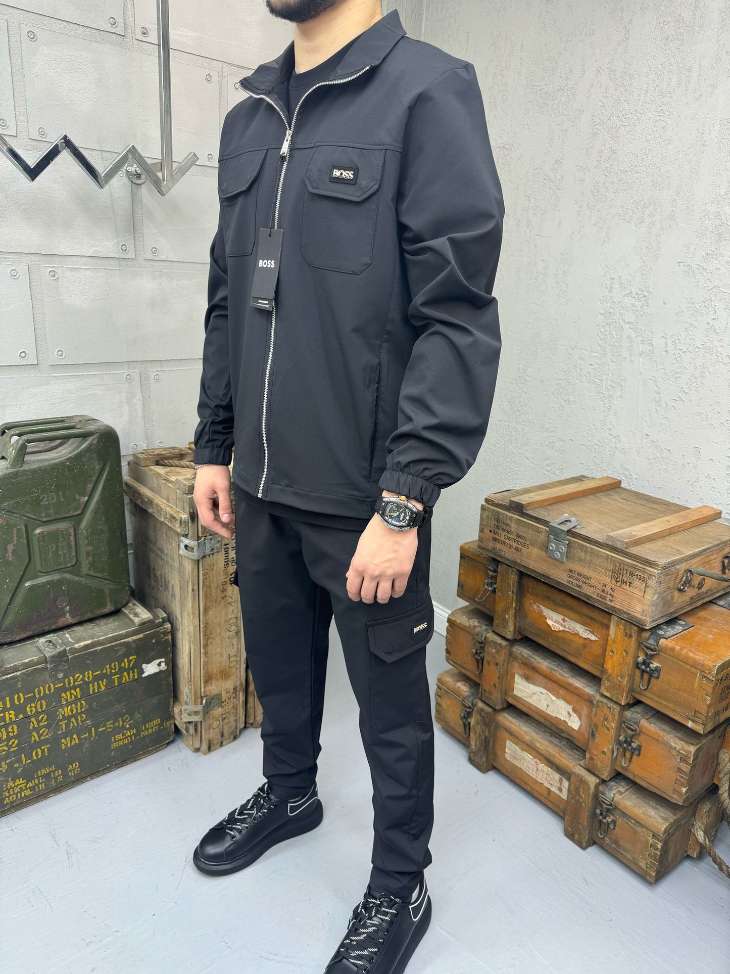 Hugo Boss Mevsimlik Takım Siyah