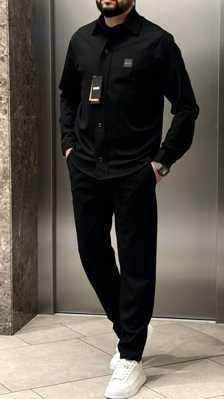 HUGO BOSS SIYAH MEVSİMLİK TAKIM