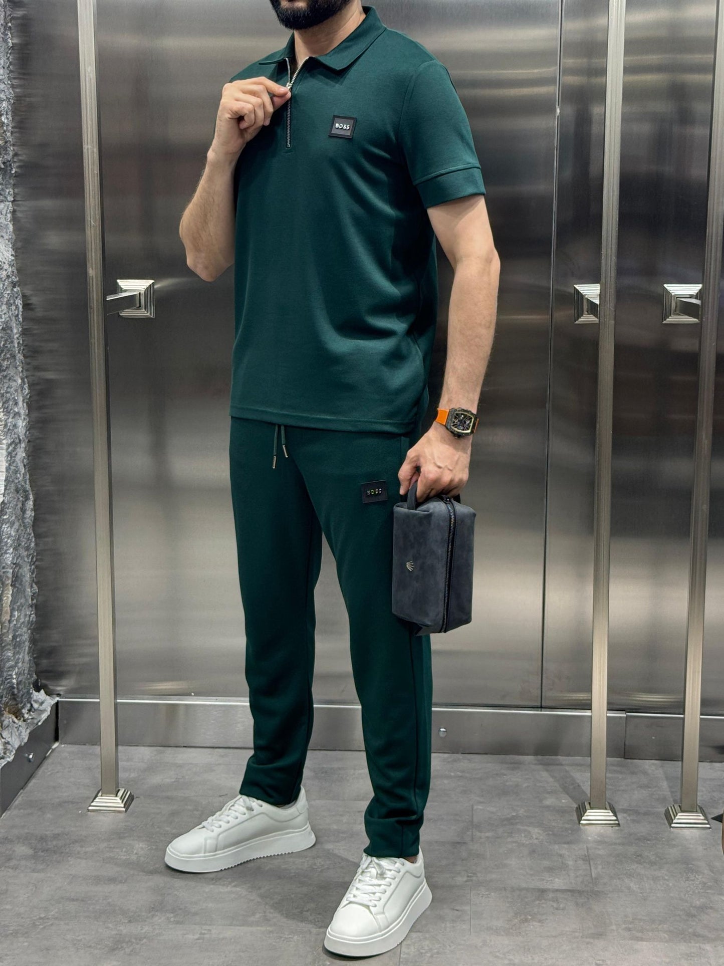 Boss Yeşil Eşofman Takımı