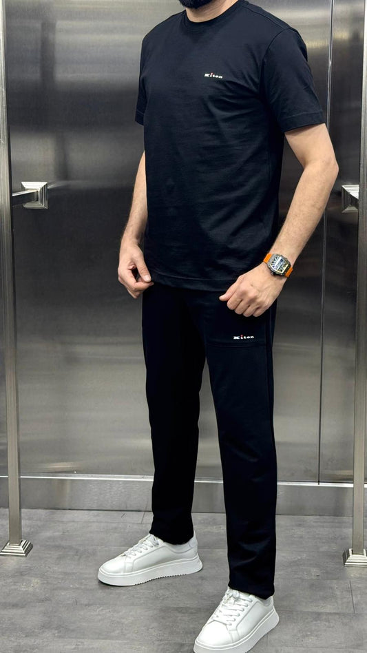 Kiton Eşofman Takım Siyah