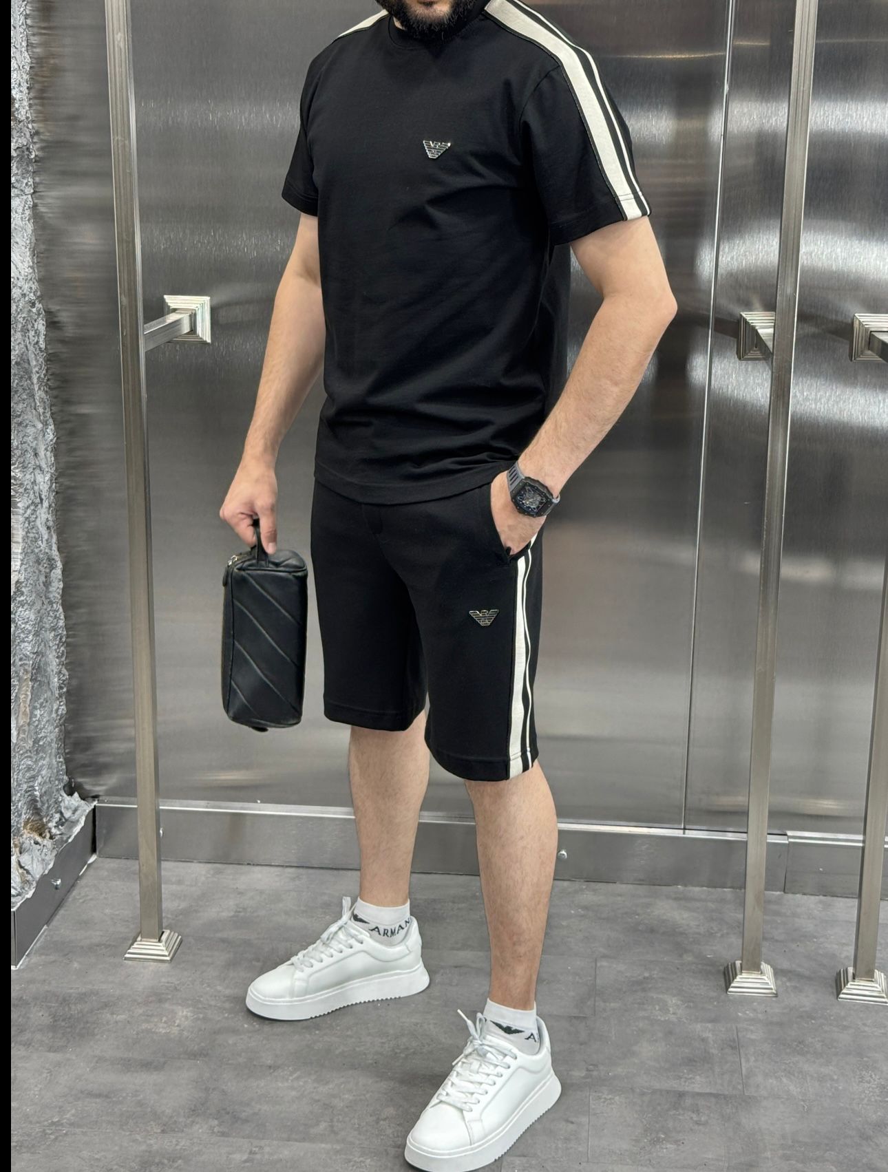 Emporio Armani  Şortlu Takım