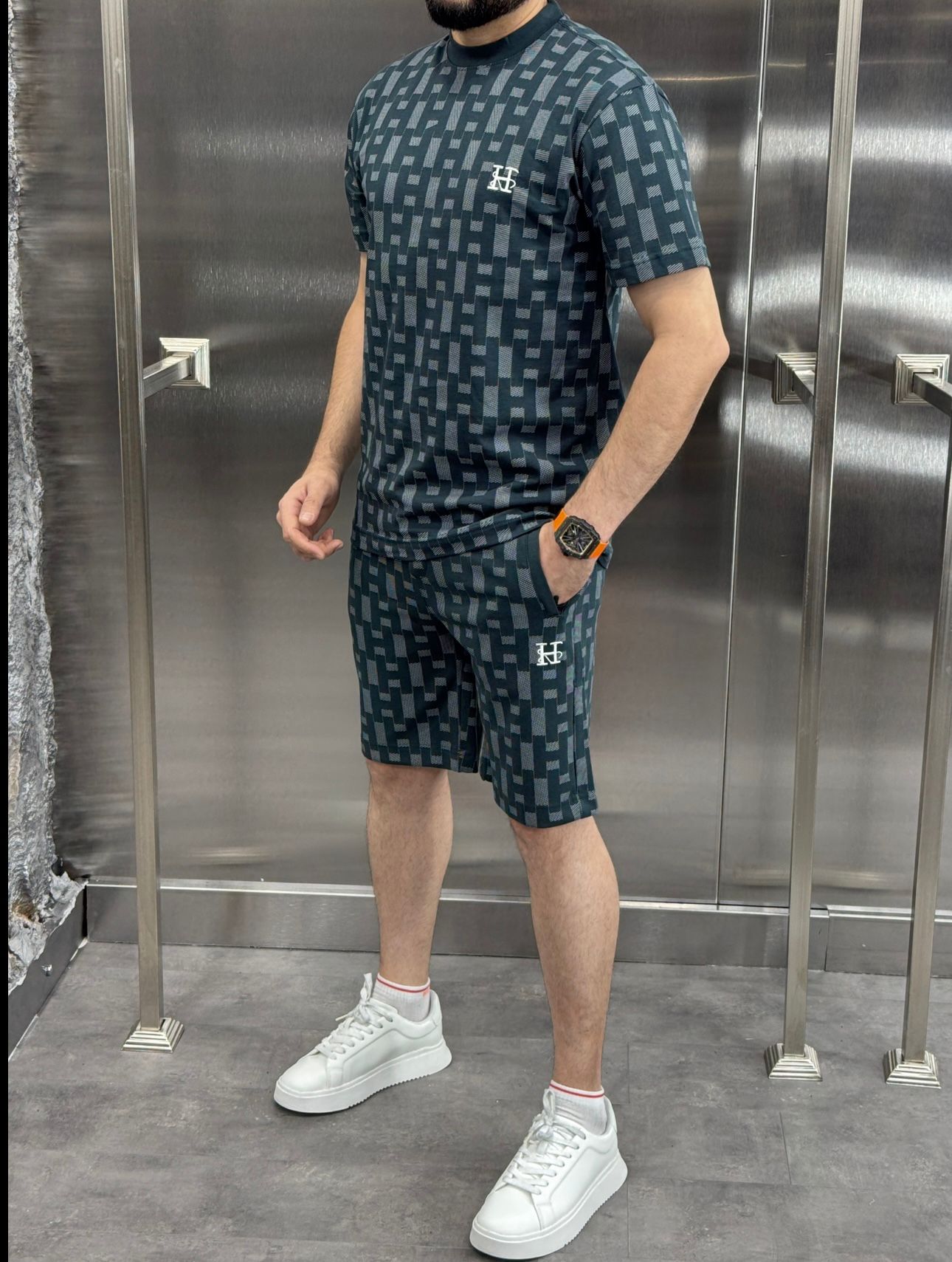 Hugo Boss Şortlu Takım