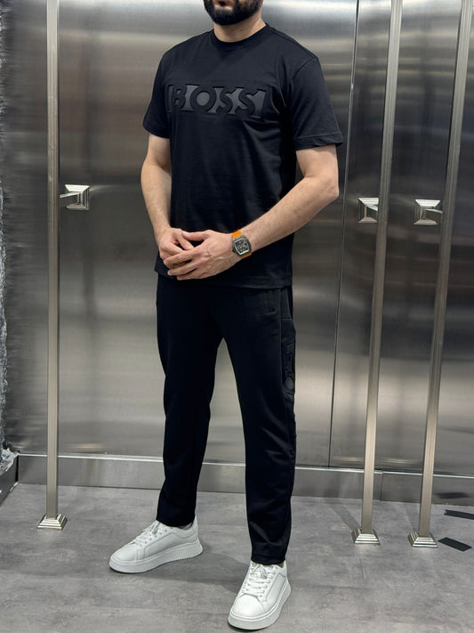 Boss Siyah Eşofman Takım
