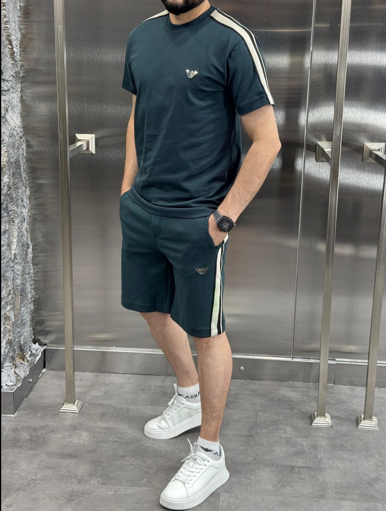 Emporio Armani  Şortlu Takım