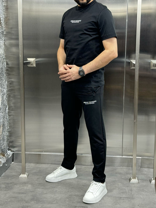 Armani Exchange Siyah Eşofman Takım