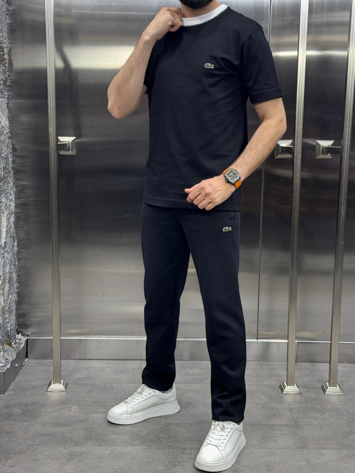 Lacoste Eşofman Takım Siyah