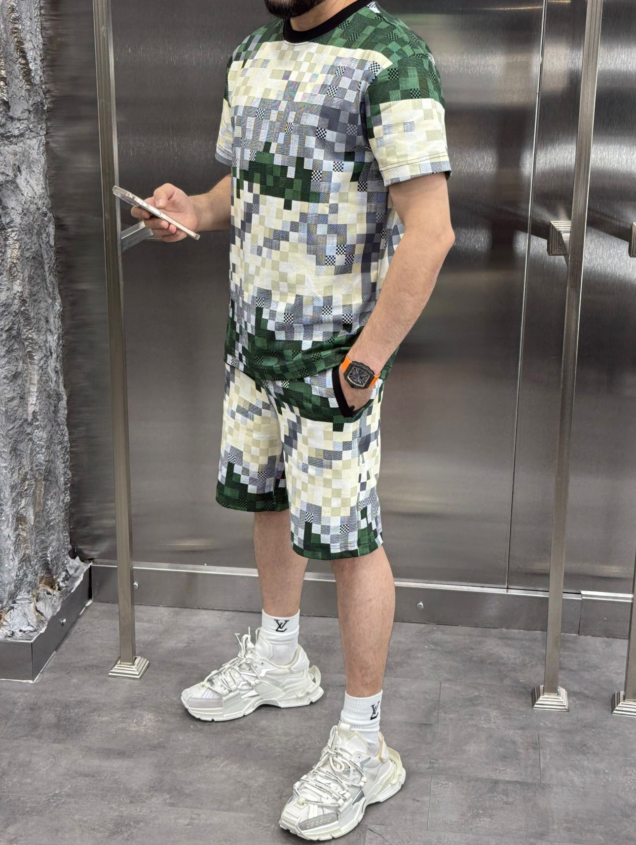 Louis Vuitton Şortlu Takım