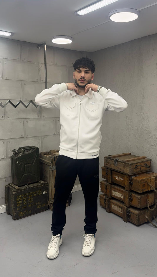 Prada Mevsimlik Takım Beyaz