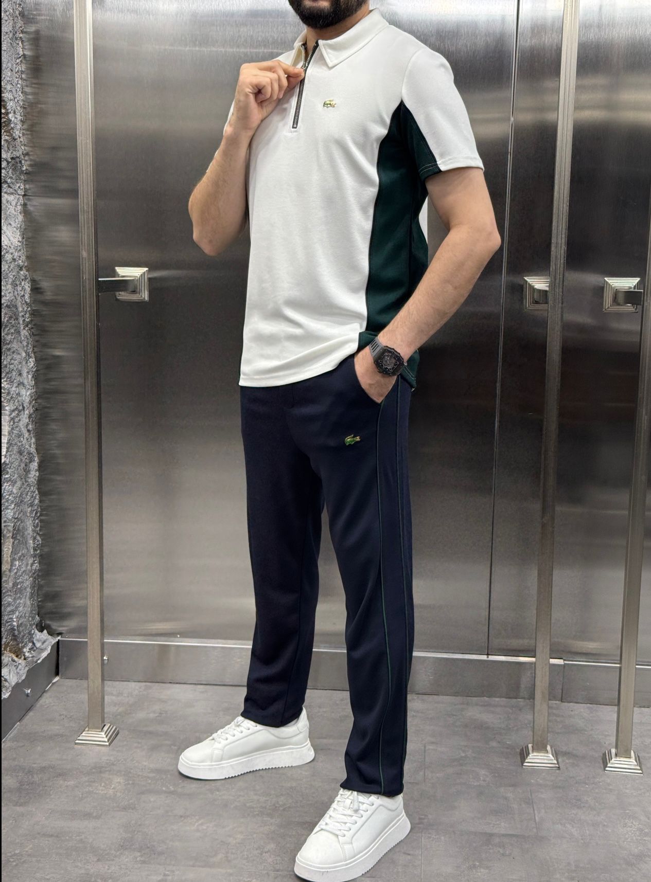 Lacoste Eşofman Takım Lacivert