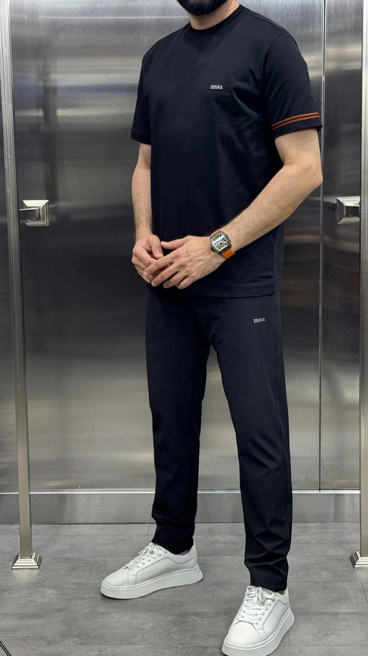 Zegna Eşofman Takım Siyah
